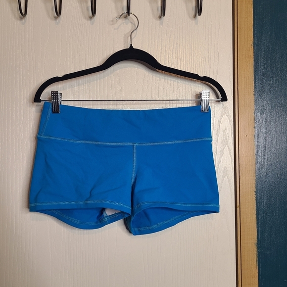 357 🎃fleo Blue Women's Shorts - Picture 1 of 4